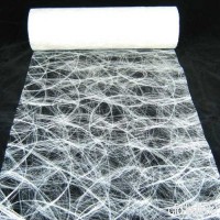 Chemin de table fibre - 0.30X25m - blanc - le rouleau - B005DIQ45O